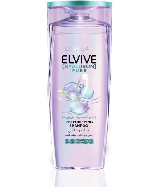 l`oreal elvive hyaluron pure 72h purifying shampoo 200ml